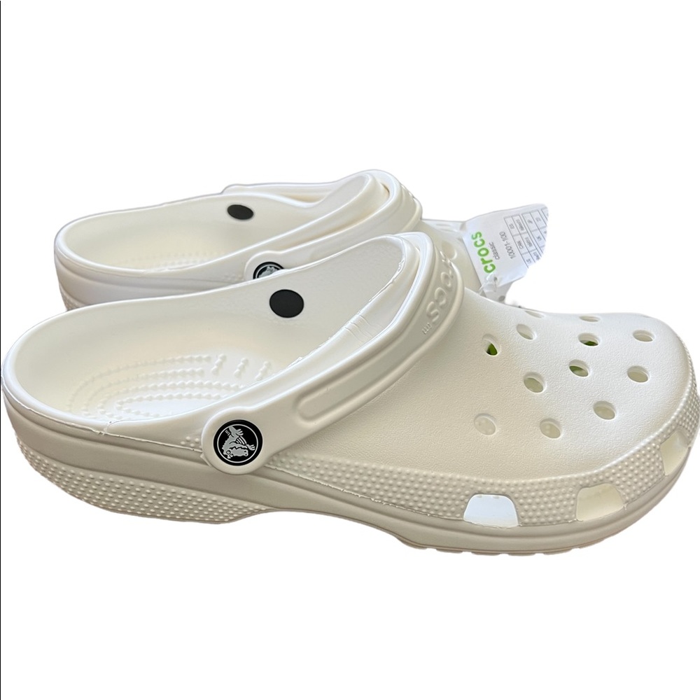 Brand new White Crocs M/9 W/11